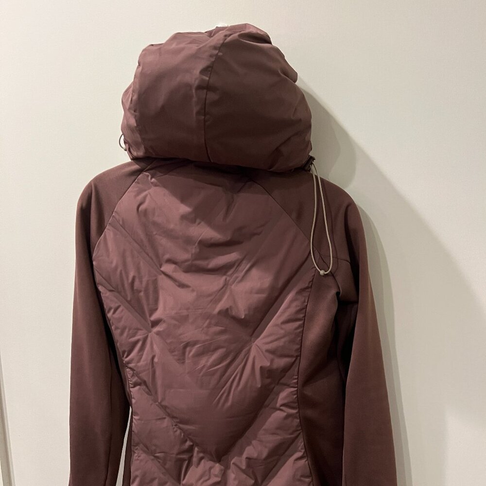 Athleta Inlet Jacket - Smoked Almond Brown (purply brown color) XS